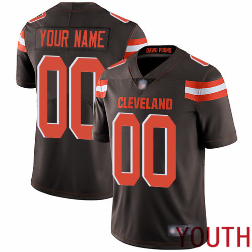 Youth Limited Brown Jersey Football Cleveland Browns Customized Home Vapor Untouchable